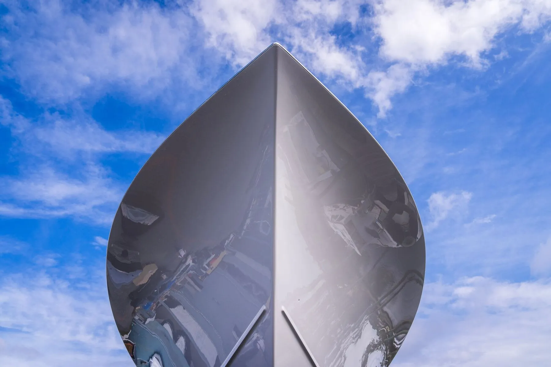 Motor yacht bow, after